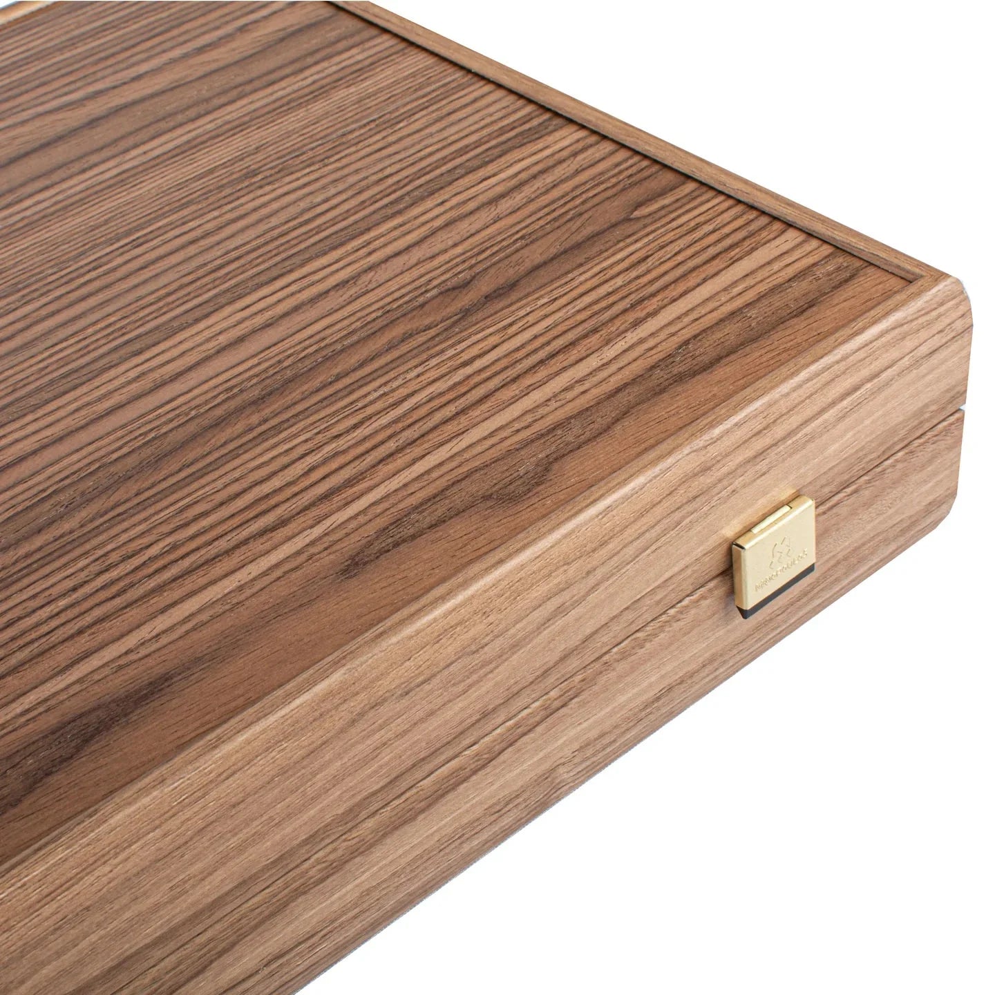 Manopoulos Walnut Backgammon - Maple Inlaid Points