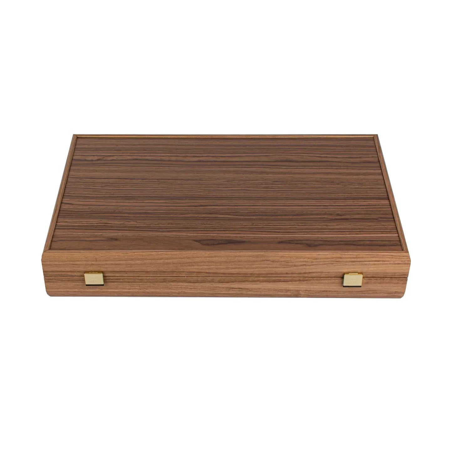 Manopoulos Walnut Backgammon - Maple Inlaid Points