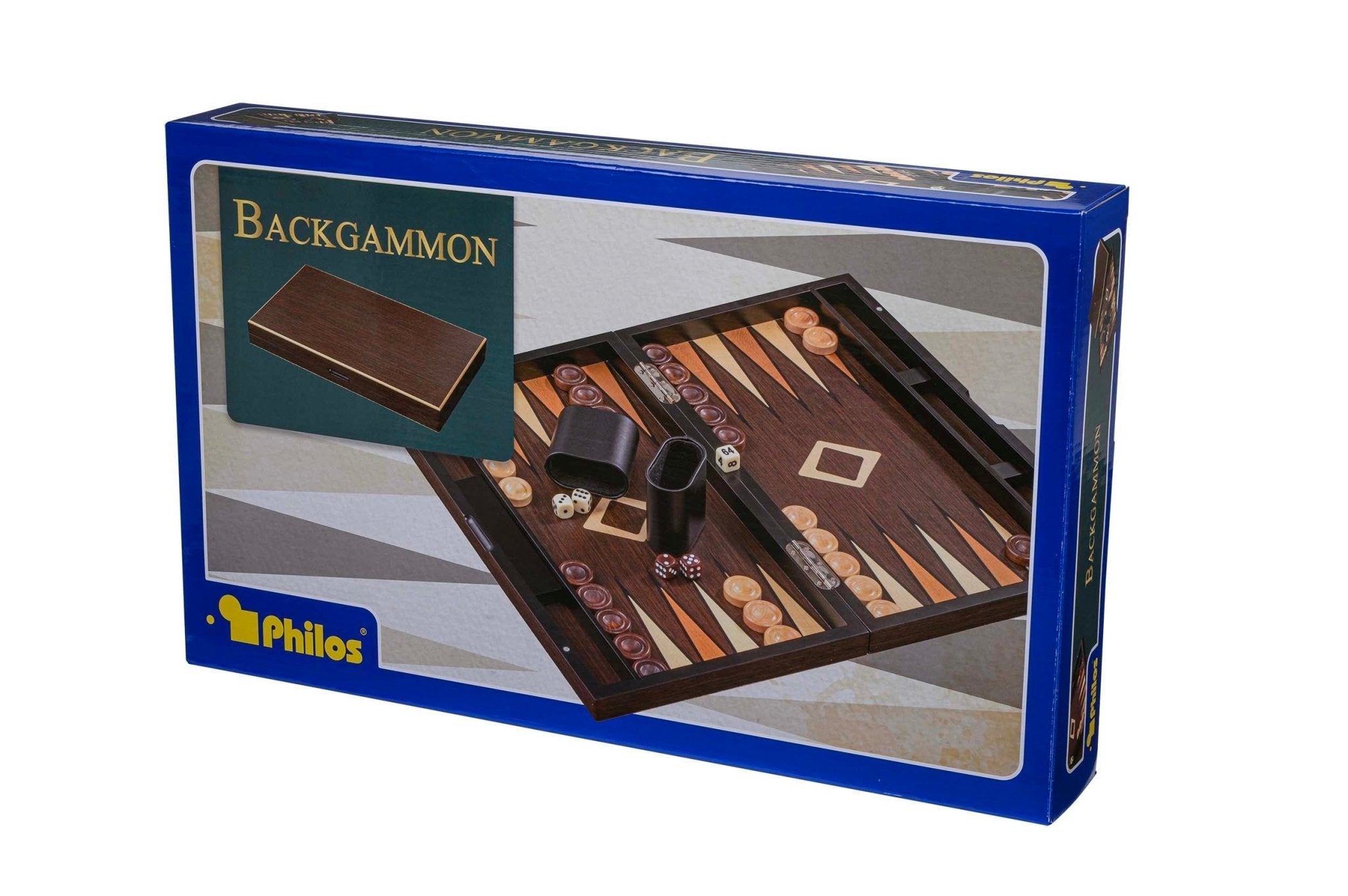 Backgammon Sifnos - Large Marquetry Wood Set