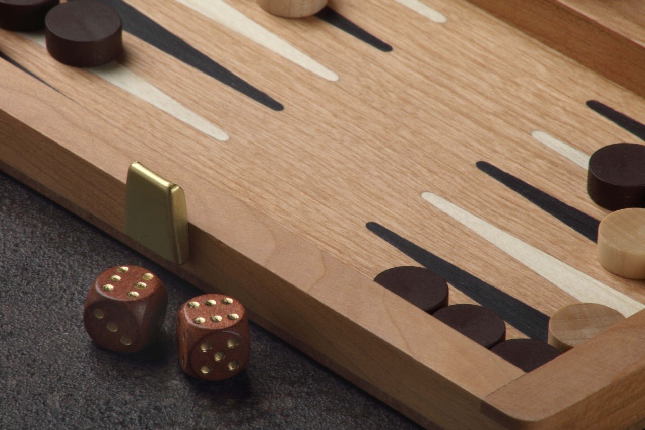 Bavarian Cherrywood Magnetic Backgammon Set