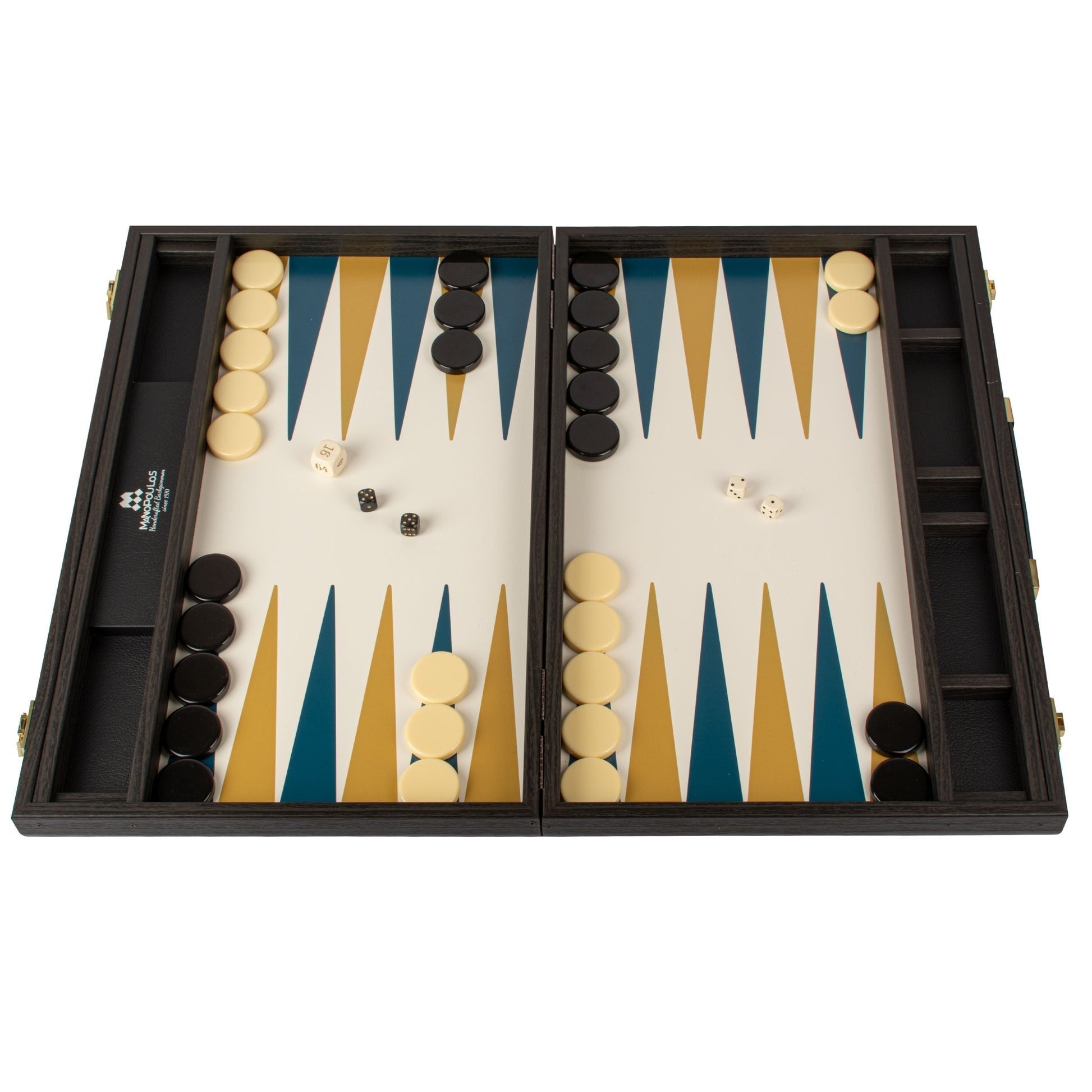 Manopoulos Grand Prix Tournament Backgammon Set