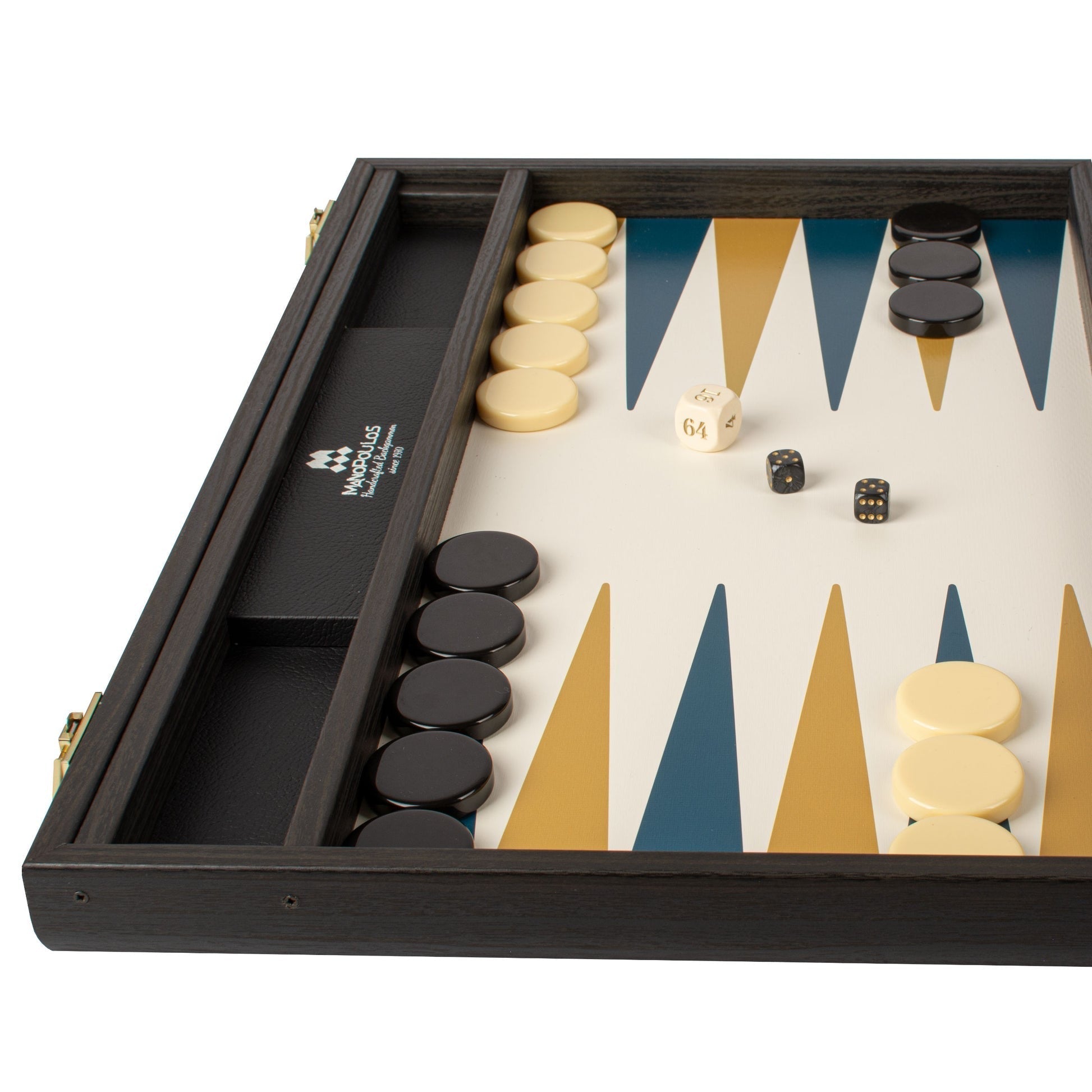 Manopoulos Grand Prix Tournament Backgammon Set