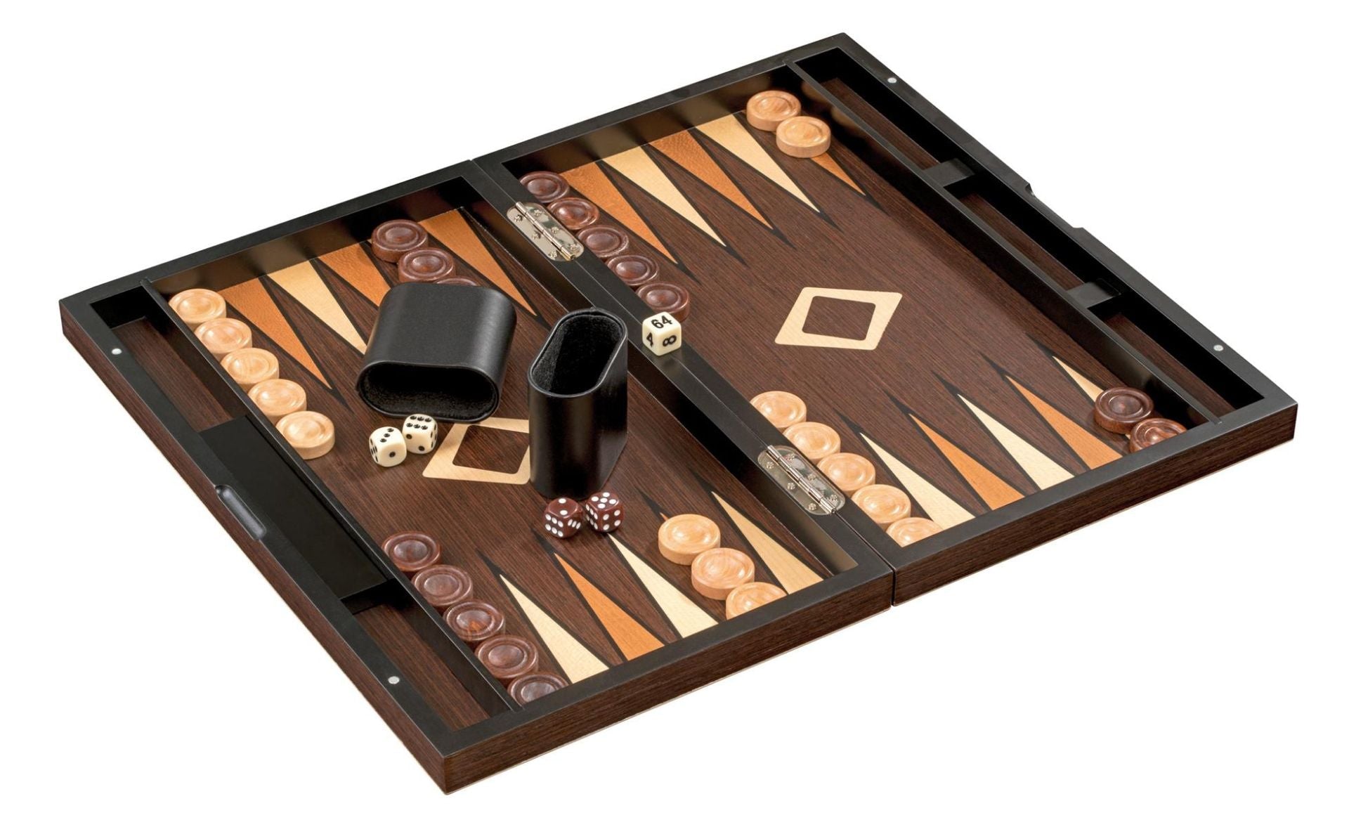 Backgammon Sifnos - Large Marquetry Wood Set
