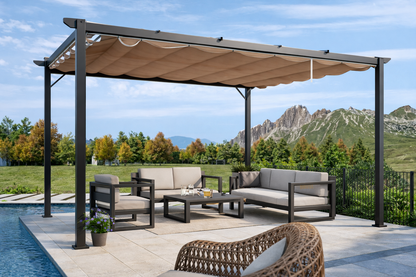 Pergola Aluminium 3x4m 15 ans de durabilité