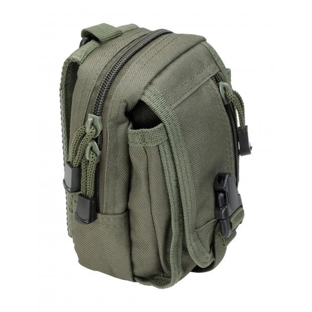 Poche molle multi compartiments ripstop 15 x 11 x 6cm Kaki