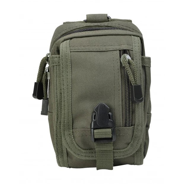 Poche molle multi compartiments ripstop 15 x 11 x 6cm Kaki