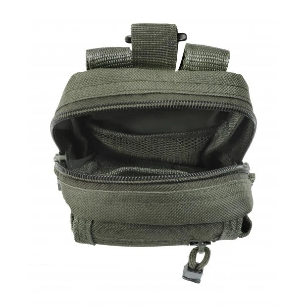 Poche molle multi compartiments ripstop 15 x 11 x 6cm Kaki