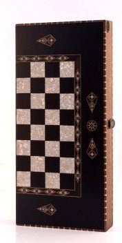 Hand-Carved Tavla Board - Backgammon, Chess & Draughts